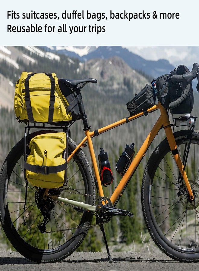 AUGHOA 6Pcs Straps with Buckles, 47 inch Nylon Cinch Strap, Buckle Straps for Tie Down Backpack Luggage, Adjustable Strap for Packing, Outdoor Activities - Image 5